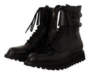 Dolce & Gabbana Elegantes botines de piel negros