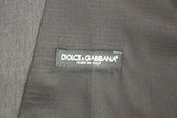 Dolce & Gabbana Elegant Gray Wool Formal Vest