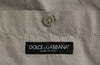 Dolce & Gabbana Chic Beige Single Breasted Dress Vest