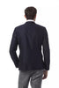 Billionaire Italian Couture Elegant Blue Wool Jacket for Men