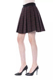 BYBLOS Chic Tulip Brown Skirt - Cotton Blend Elegance