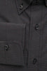Robert Friedman Elegant Cotton Button-Down Shirt in Black