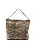 Pompei Donatella Elegant Python Print Leather Shoulder Bag