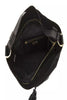 Pompei – Donatella – Elegante Umhängetasche aus schwarzem Leder