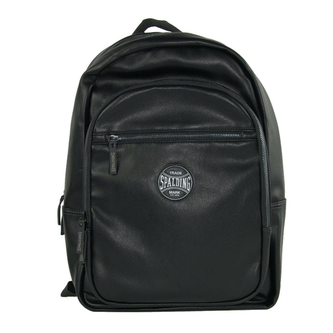 A.G. Spalding & Bros Black Polyurethane Backpack - GENUINE AUTHENTIC BRAND LLC  