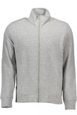 Superdry Sleek Long-Sleeved Zip Sweatshirt in Gray