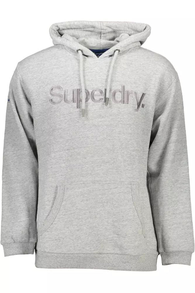 Superdry Chic Gray Hooded Long-Sleeve Sweatshirt
