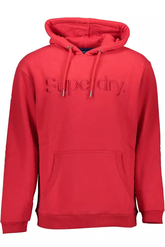 Superdry Chic Pink Hooded Sweatshirt with Embroidery