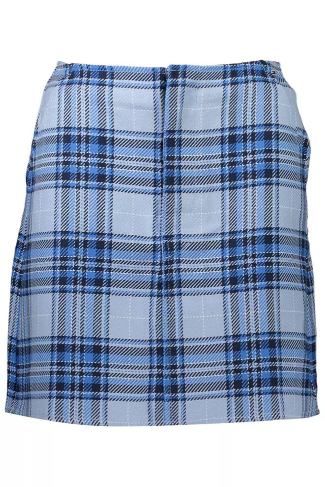 Tommy Hilfiger Light Blue Cotton Skirt.