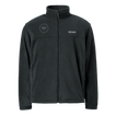 Columbia x Genuine Authentic Brand Embroidered Logo Unisex Columbia fleece jacket - Black / S - Black / M - Black / L - Black / XL - Black / 2XL