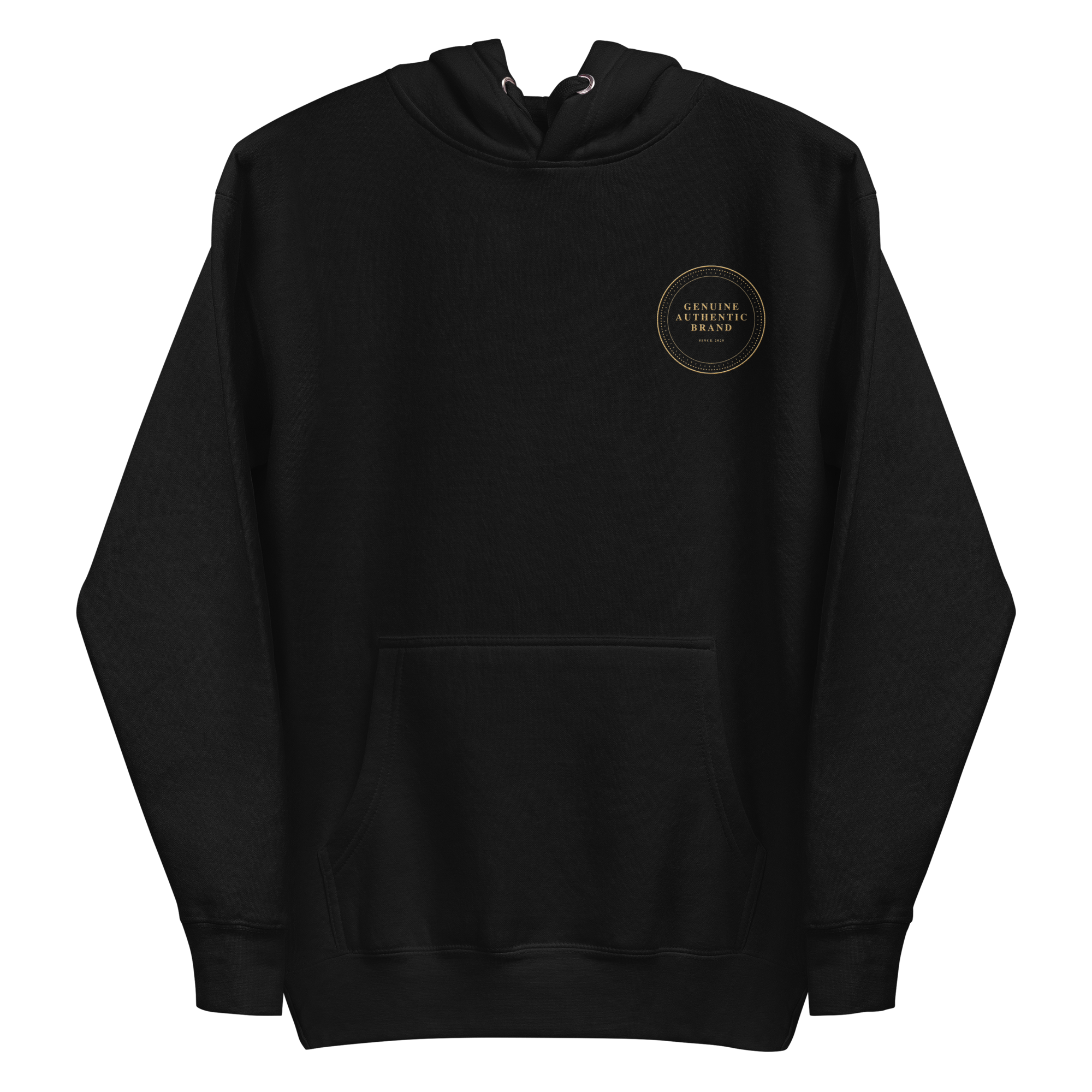 Original authentische Marke - besticktes Logo links - Unisex-Kapuzenpullover