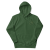 Sudadera con capucha unisex con logotipo izquierdo bordado de marca auténtica y auténtica.