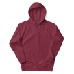 Sudadera con capucha unisex con logotipo izquierdo bordado de marca auténtica y auténtica.