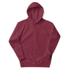 Sudadera con capucha unisex con logotipo izquierdo bordado de marca auténtica y auténtica.
