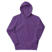 Sudadera con capucha unisex con logotipo izquierdo bordado de marca auténtica y auténtica.