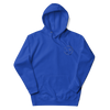 Sudadera con capucha unisex con logotipo izquierdo bordado de marca auténtica y auténtica.