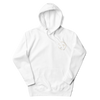 Sudadera con capucha unisex con logotipo izquierdo bordado de marca auténtica y auténtica.