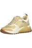 U.S. POLO ASSN. Elegant Gold-Tone Sports Sneakers with Laces