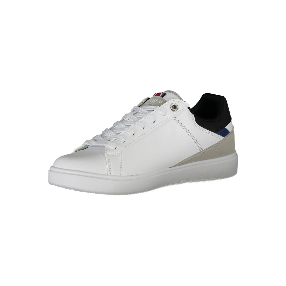 U.S. POLO ASSN. White Polyester Sneaker.