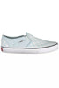 Vans Chic Light Blue Sporty Sneakers with Logo Accent