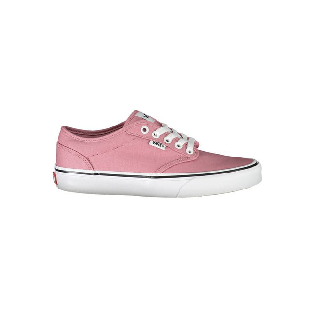 Vans – Schicke rosa Sneakers mit kontrastierenden Schnürsenkeln