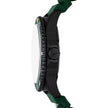 Emporio Armani Sleek Diver Timepiece with Green Silicone Band
