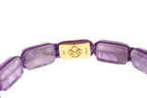 Nialaya CZ Amethyst 18K Gold 925 Bracelet - GENUINE AUTHENTIC BRAND LLC  