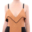 FILOS Black Bronze Silk Sleeveless Above Sheath Dress - GENUINE AUTHENTIC BRAND LLC  