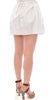 Andrea Incontri White Cotton Checkered Stretch Skirt - GENUINE AUTHENTIC BRAND LLC  