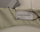 Arzu Kaprol White Lashes Open Back Vest Jacket - GENUINE AUTHENTIC BRAND LLC  