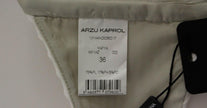 Arzu Kaprol White Lashes Open Back Vest Jacket - GENUINE AUTHENTIC BRAND LLC  