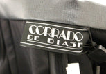Corrado De Biase Black Metal Buttons Cotto Wool Skirt - GENUINE AUTHENTIC BRAND LLC  