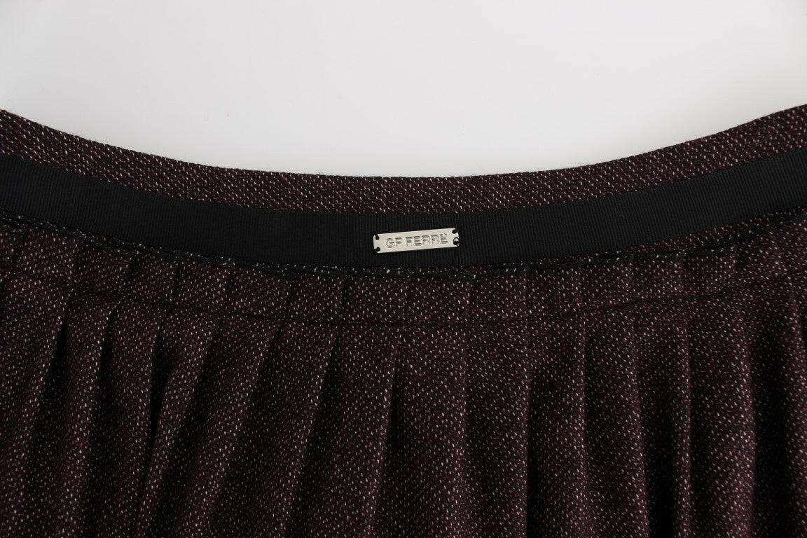 GF Ferre Purple Short Flannel Skirt - GENUINE AUTHENTIC BRAND LLC  