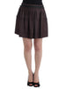 GF Ferre Purple Short Flannel Skirt - GENUINE AUTHENTIC BRAND LLC  