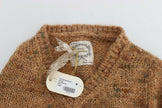 PINK MEMORIES Brown Wool Blend Knitted Oversize Sweater - GENUINE AUTHENTIC BRAND LLC  
