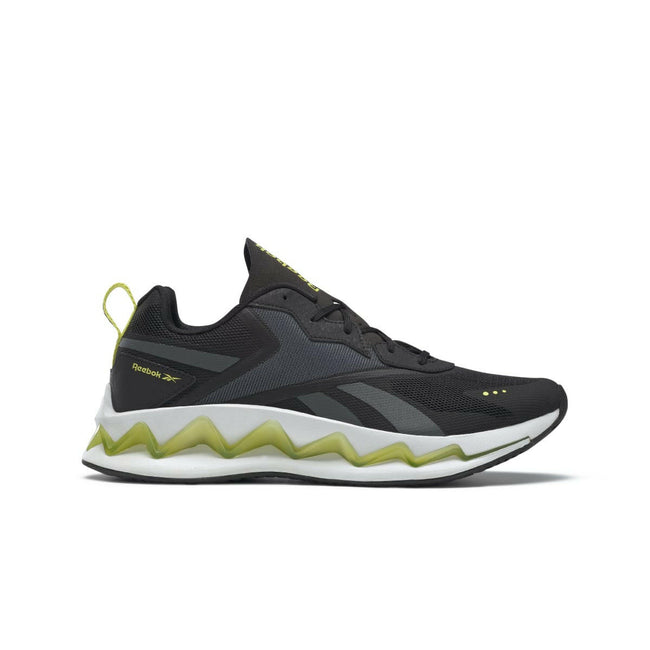 REEBOK FU8184 ZIGELUSION ENERGY MN'S (Medium) Black/Chartreuse/Grey Mesh Running Shoes - GENUINE AUTHENTIC BRAND LLC  