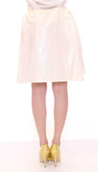 Licia Florio White Above-Knee Stretch Waist Strap Skirt - GENUINE AUTHENTIC BRAND LLC  