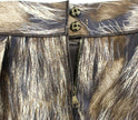 Dolce & Gabbana Brown Floral Silk Straight Full Skirt - GENUINE AUTHENTIC BRAND LLC  