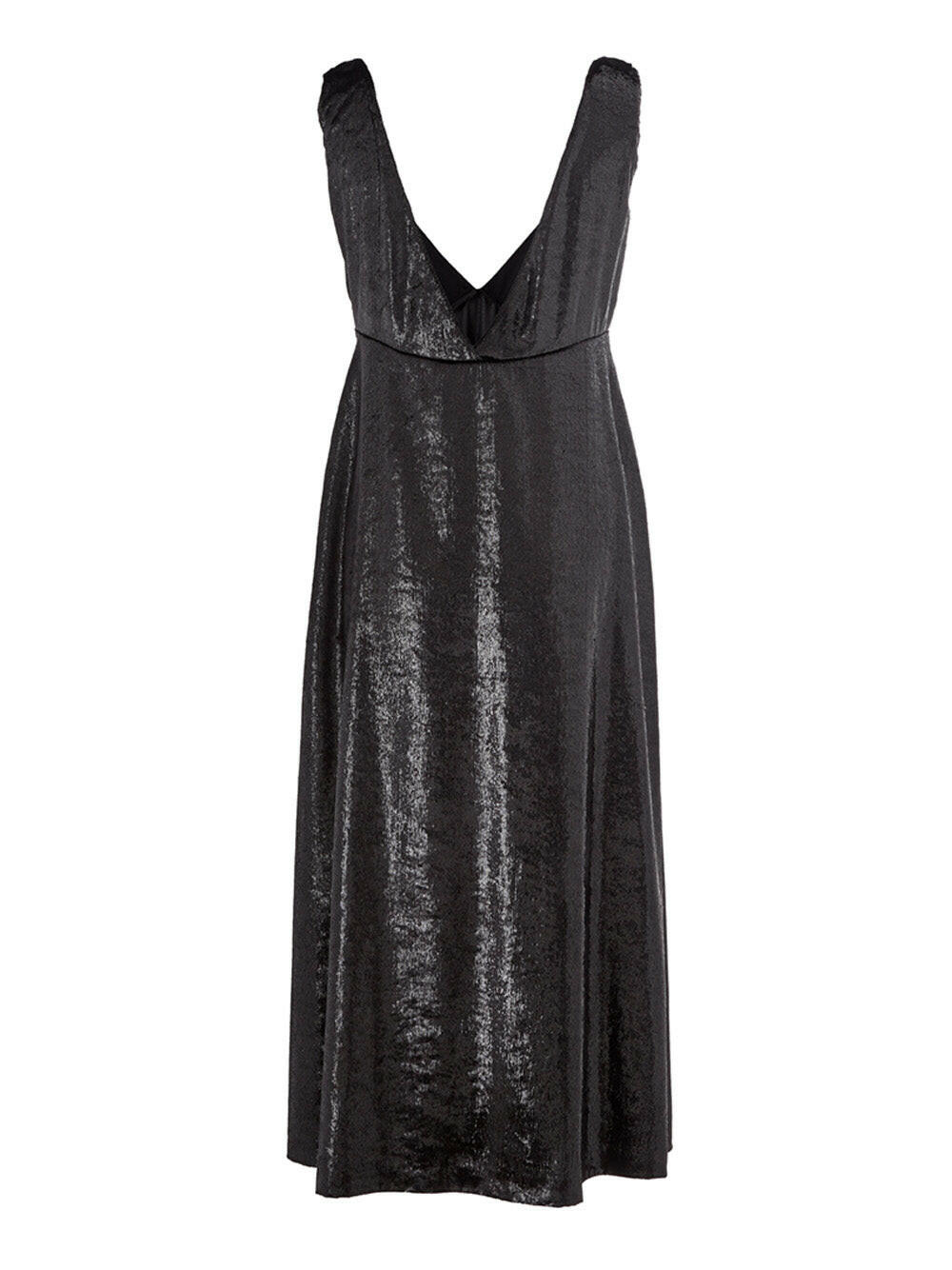 Lardini Black Embellished Velvet effect Dress - GENUINE AUTHENTIC BRAND LLC  