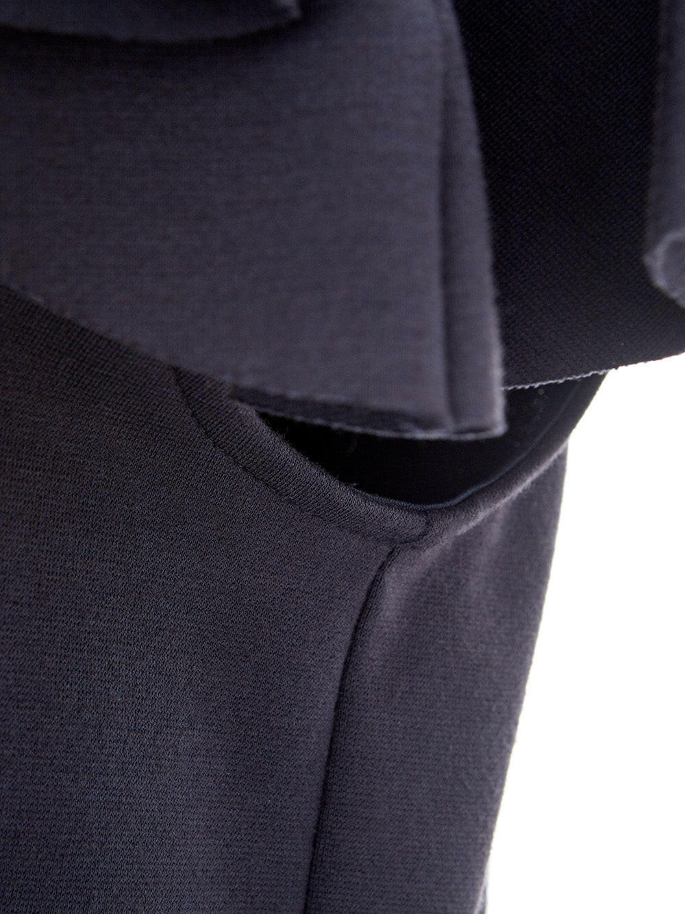 Lardini Blue Pencil Skirt with ruffles detail - GENUINE AUTHENTIC BRAND LLC  
