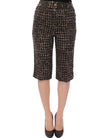 Dolce & Gabbana Multicolor Wool Shorts Pants.