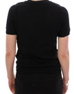 Dolce & Gabbana Black crewneck cotton t-shirt.