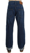 Acht Blue Wash Cotton Baggy Loose Fit Jeans - GENUINE AUTHENTIC BRAND LLC  
