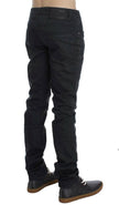 Acht Gray Cotton Skinny Slim Fit Jeans - GENUINE AUTHENTIC BRAND LLC  