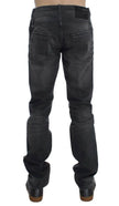 Acht Gray Cotton Regular Low Fit Jeans - GENUINE AUTHENTIC BRAND LLC  