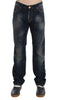 Acht Blue Wash Straight Fit Low Waist Jeans - GENUINE AUTHENTIC BRAND LLC  