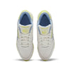 REEBOK EF3277 CL LTHR WMN'S (Medium) Chalk/Blue/Yellow Leather Lifestyle Shoes - GENUINE AUTHENTIC BRAND LLC  