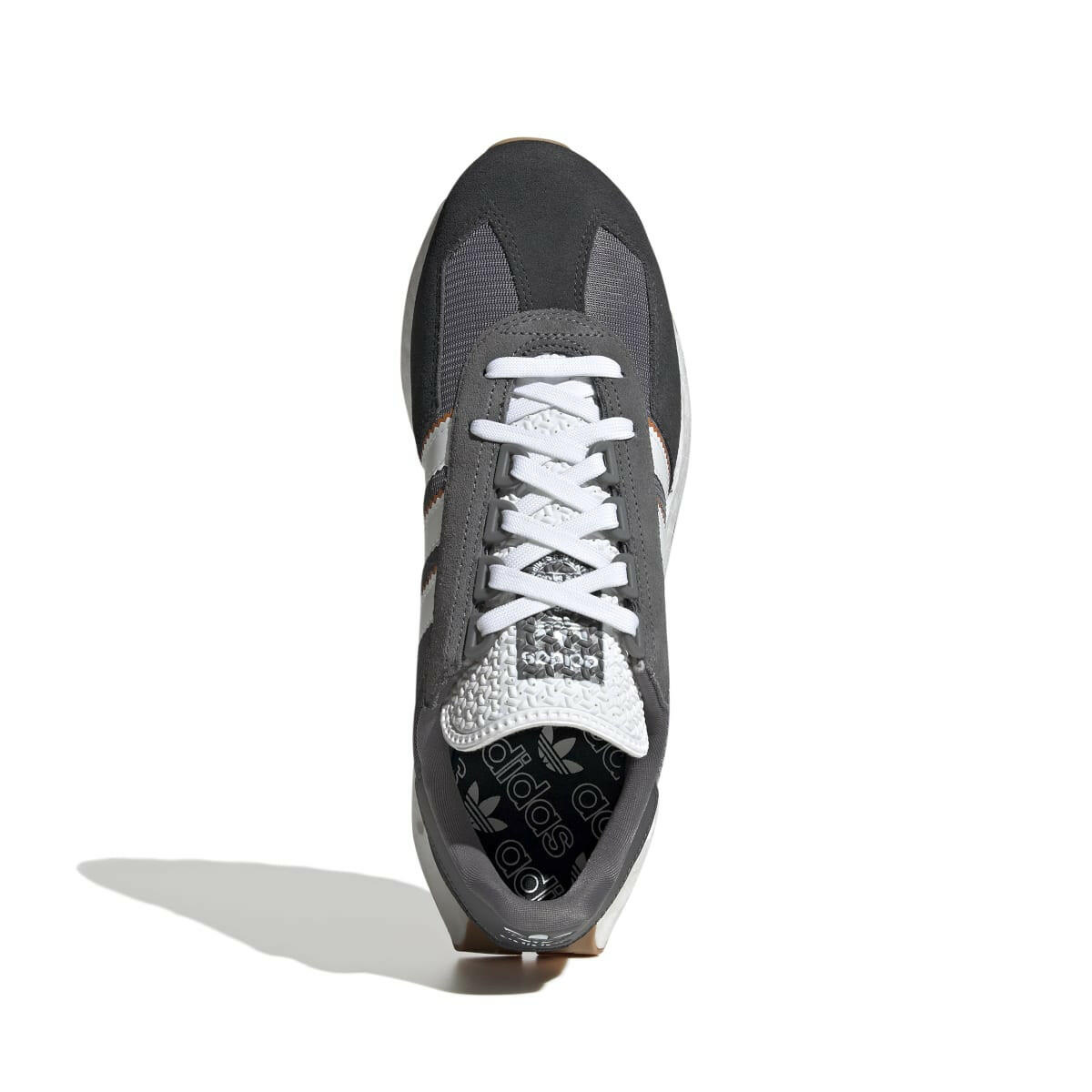 ADIDAS GZ6386 RETROPY E5 MN'S (Medium) Grey/White/Carbon Textile & Suede Running Shoes - GENUINE AUTHENTIC BRAND LLC  