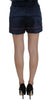 Dolce & Gabbana Blue Silk Stretch Sleepwear Shorts - GENUINE AUTHENTIC BRAND LLC  