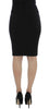 PLEIN SUD Black Straight Pencil Skirt - GENUINE AUTHENTIC BRAND LLC  